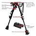Feyachi Rifle Bipod 6 inch to 9 inch adjustable Heavy Duty Tactical for Hunting