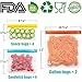 Reusable Food Storage Bags - 10 PCS BPA FREE Freezer Bags(2 Gallon Bags + 4 Reusable Sandwich Bags + 4 Reusable Snack Bags) LEAKPROOF Reusable Lunch Ziplock Bags for Food Travel Make-up Home