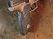 Sand-Paper-Pistol-Grips' (Brand) - Black Textured Rubber (Peel and Stick) Grip Enhancements for The CZ P-10 C - for Use with Small Palm Swell Grip Back Strap Only