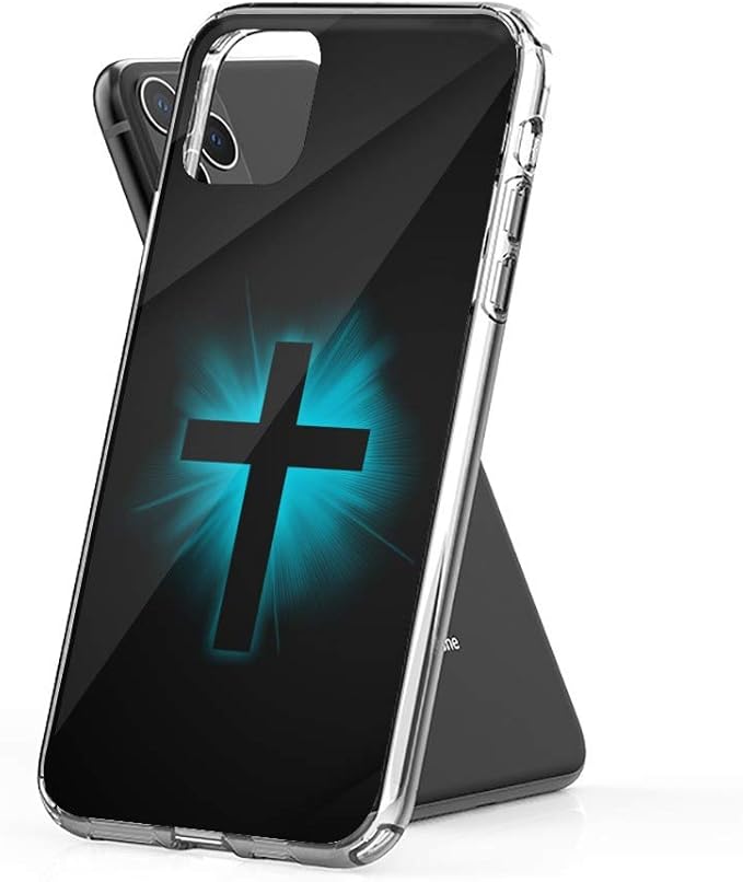 Case Phone Blue Christian Cross Cool for Christians Women