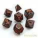 Bescon Halloween Polyhedral Dice 7pcs Set, Halloween RPG Dice Set d4 d6 d8 d10 d12 d20 d% Set of 7 Halloween Dice-DND Dice