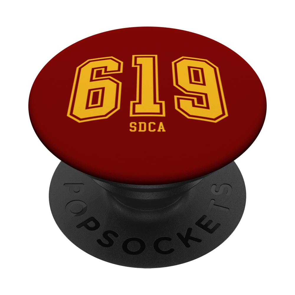 619 SDCA San Diego CA Arched Athletic Design PopSockets Swappable PopGrip