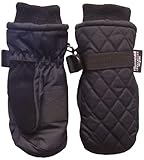 N'Ice Caps Unisex Adults Quilted Thinsulate and Waterproof Ski Mittens