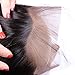 Ucrown Brazilian Lace Frontal Closure with 3 Bundles Straight Virgin Hair Weave 13x4 Ear to Ear Frontal Lace Closure with Baby Hair 9a Human Hair Extension (14 16 18 +12, free part)