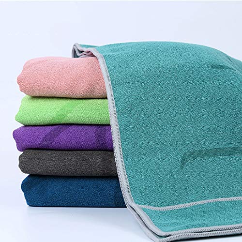 Non-Slip-Yoga-Towel-Hot-Yoga-Towel-Microfiber-Good-as-Anti-Slip-Yoga-Towel-Bikram-Yoga-Towel-Yoga-Mat-Cover-Moisture-Absorbing-Body-Alignment-System-with-Carrying-Bag-183-x-63cm