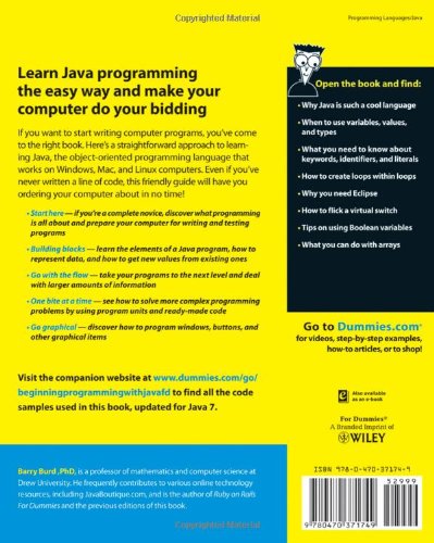 Купить Beginning Programming with Java For Dummies в интернет-магазине ...