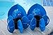 AquaLogix Total Body Pool Weights for Water Exercise Bundle, Polycarbonate Upper Body Bells & Padded Lower Body Fins, Aqua Therapy, Pool Exercise, Water Aerobics, Color Indicate Resistance Level