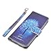 UrSpeedtekLive Galaxy S8 Wallet Case Folio Flip Premium PU Leather Case Cover w/Card Holder Slot Pockets, Wrist Strap, Magnetic Closure Compatible with Samsung Galaxy S8 (2017), Believe in Yourself
