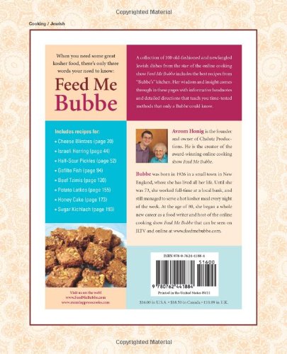 Feed Me Bubbe Recipes And Wisdom From America S Favorite Online Grandmother Bubbe Honig Avrom 9780762441884 Books Feed Me Bubbe Recipes And Wisdom From America S Favorite Online Grandmother Bubbe Honig Avrom 9780762441884 Books