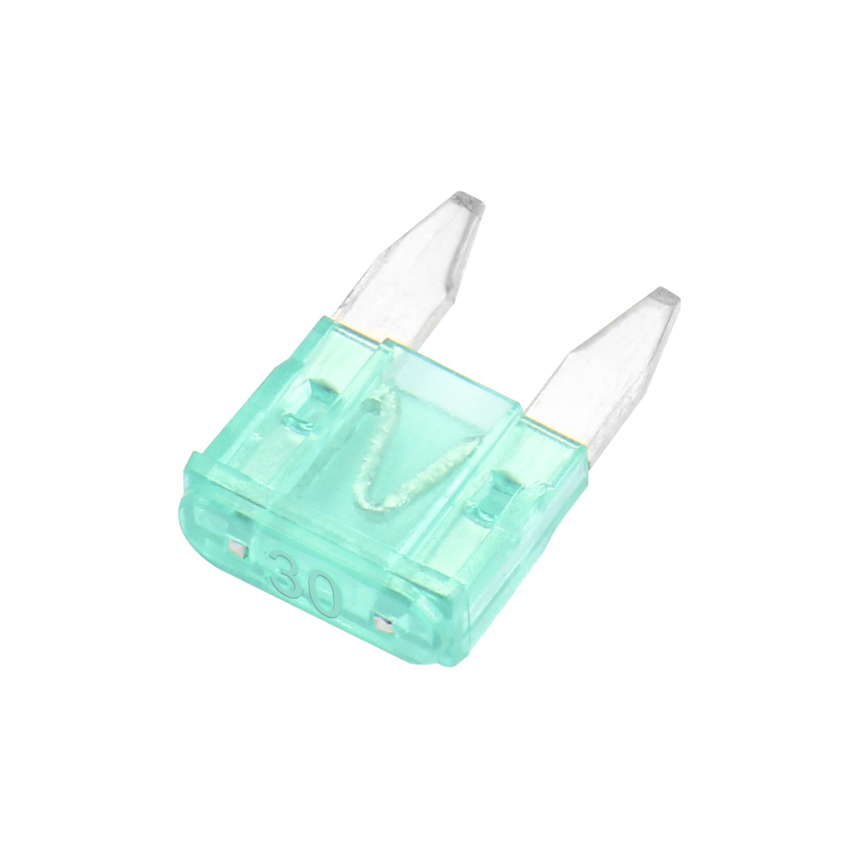 Heschen Mini Blade Fuse ATM-30 Auto Assorted Car SUV Truck 30A Emerald Pack of 50