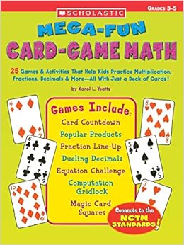 Amazon.com: Mega-Fun Card-Game Math, Grades 3-5: 0078073448555: Karol L. Yeatts, Delana Bettoli: Books