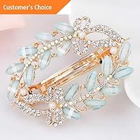 Werrox Flower Wedding Hair Pins Comb Bridal Bride Clips Crystal Accessories Pearls nEW | Model HRPN - 2094 |