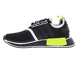adidas NMD_R1 Boys Shoes Size 4, Color: Black/Yellow