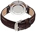 August Steiner Men's Classic Slim Watch - On Distressed Genuine Leather Strap - AS8084