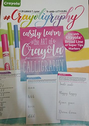 Crayola Crayolugraphy calligraphy, a Beginner's Guide to Hand-Lettering Easy Kearn