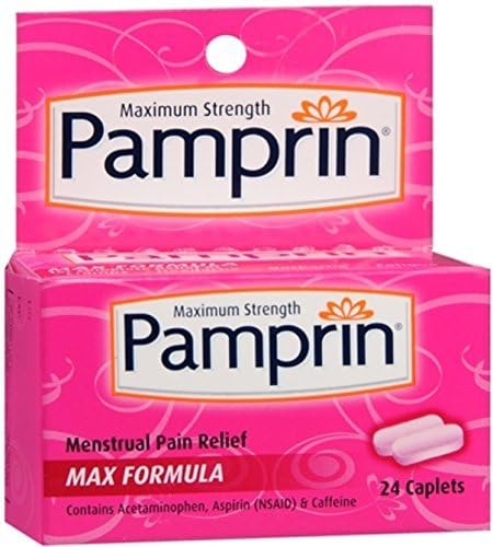 Pamprin Max Formula Caplets 24 Caplets by Pamprin