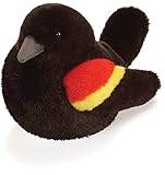 Red Winged Blackbird - Audubon Plush Bird (Authentic Bird Sound)