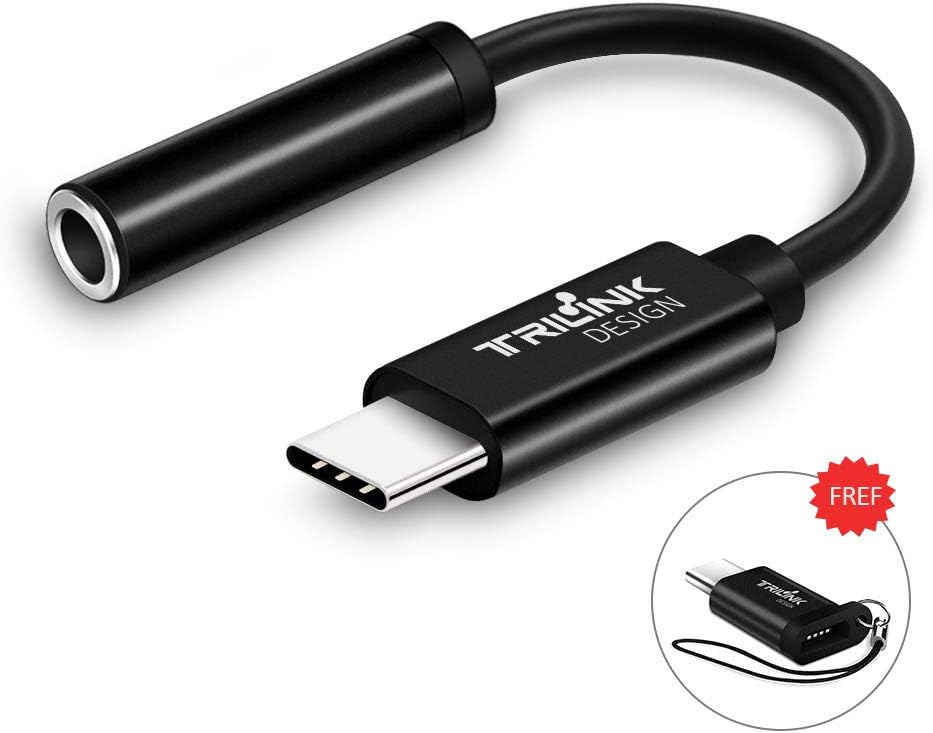 Connecter Huawei P20 Lite Sur Tv TriLink Adaptateur Audio Type C vers Prise Jack 3,5 mm pour Casque