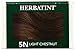 Herbatint Permanent Hair Dye - 5N Light Chestnut - For Up To 100% Gray Coverage - Mother's Day - Ammonia-Free, Alcohol-Free & Vegan - Salon Influenced Hair color 5.75 fl oz (4 Pack)