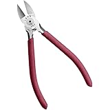 IGAN-P6 Wire Flush Cutters, 6-inch Ultra Sharp and Precision Side Cutter Clippers with Longer Flush Cutting Edge, Spring-load