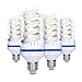 ANMIEN 150 Watt Equivalent LED Light Bulbs,20W 1700 Lumens Spiral LED Bulb,6000K Daylight White,Non-Dimmable,E27 Base,UL Listed,4-Pack