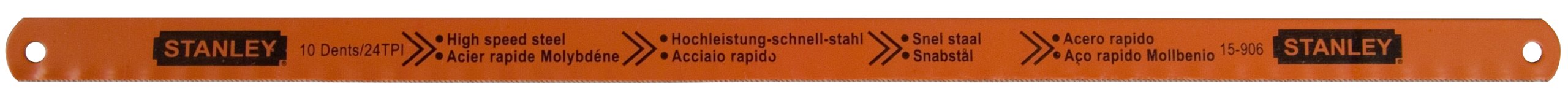 Stanley High Speed Steel Molybdenium Hacksaw Blades (2) 0 15 906, Brown