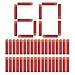 Yuewen Mega Dart Refill Pack ( 60 Darts ) for N-Strike Mega Series
