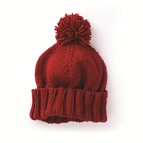 Caron One Pound Solids Yarn - (4) Medium Gauge 100% Acrylic - 16 oz - Claret- For Crochet, Knitting & Crafting