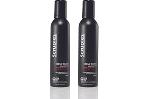 Scruples Creme Parfait Volumizing Foam - Rich & Weightless Styling Foam for Ultimate Smoothing Control, Hydration & Frizz-Free Hold - Alcohol-Free Hair Mousse for All Hair Types, 8.5 oz (Pack of 2)