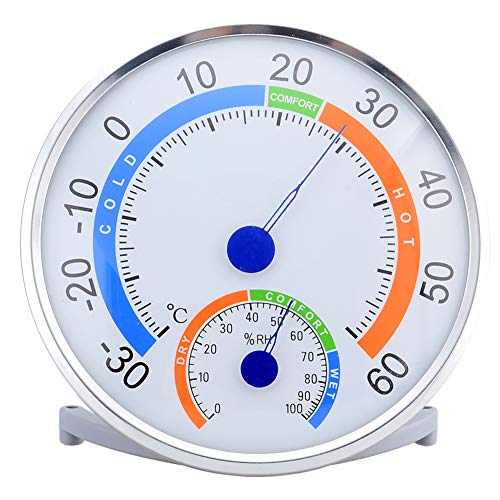 Flytianmy Household Centigrade Analog Thermometer Hygrometer Indoor Outdoor Temperature Humidity Monitor Meter