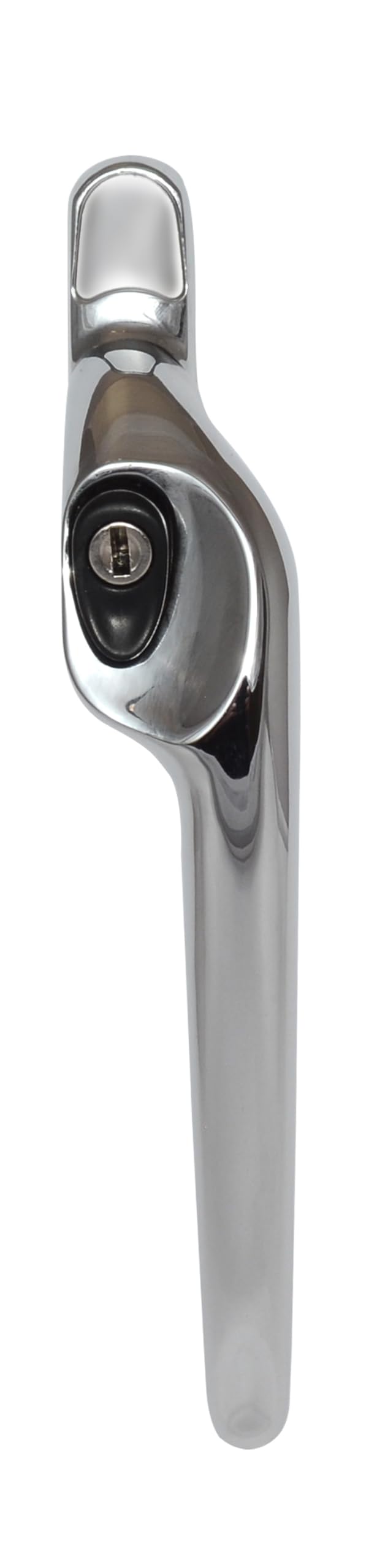 ERA Maxim Offset Locking Window Handle Right Hand Polished Chrome | PVC Windows Handle Replacement | Silver Chromed Handle