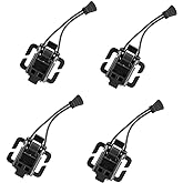 4 Pieces Tactical Gear Molle Clips Molle Attachments Multifunction Hanging Buckle for Molle Backpack Tactical Vest