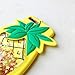 Unique iPhone 7 Case, iPhone 8 Case, Cute 3D Creative Soft Feeling Silicone Phone Case Cover for Apple iPhone 7 Liquid Pineapple