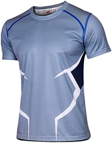 LYTIAN Men's Superhero Compression Shirts Cycling Jersey Casual Tops