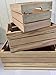 Winship Stake and Lath, Inc. Handmade Rustic Distressed Natural Wood Crates, Nested Set of 3