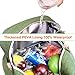 Insulated Cooler Leakproof Reusable Lunch Bag - Lunch Box Tote Bag with Adjustable Shoulder Strap for Women and man Multi-functional Large Capacity (Green)