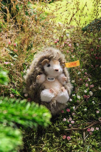 Steiff Joggi Baby-Igel - 10 cm - Igel Kuscheltier für Kinder - Stoffigel - weich & waschbar - braun meliert (070587) – Bild 6