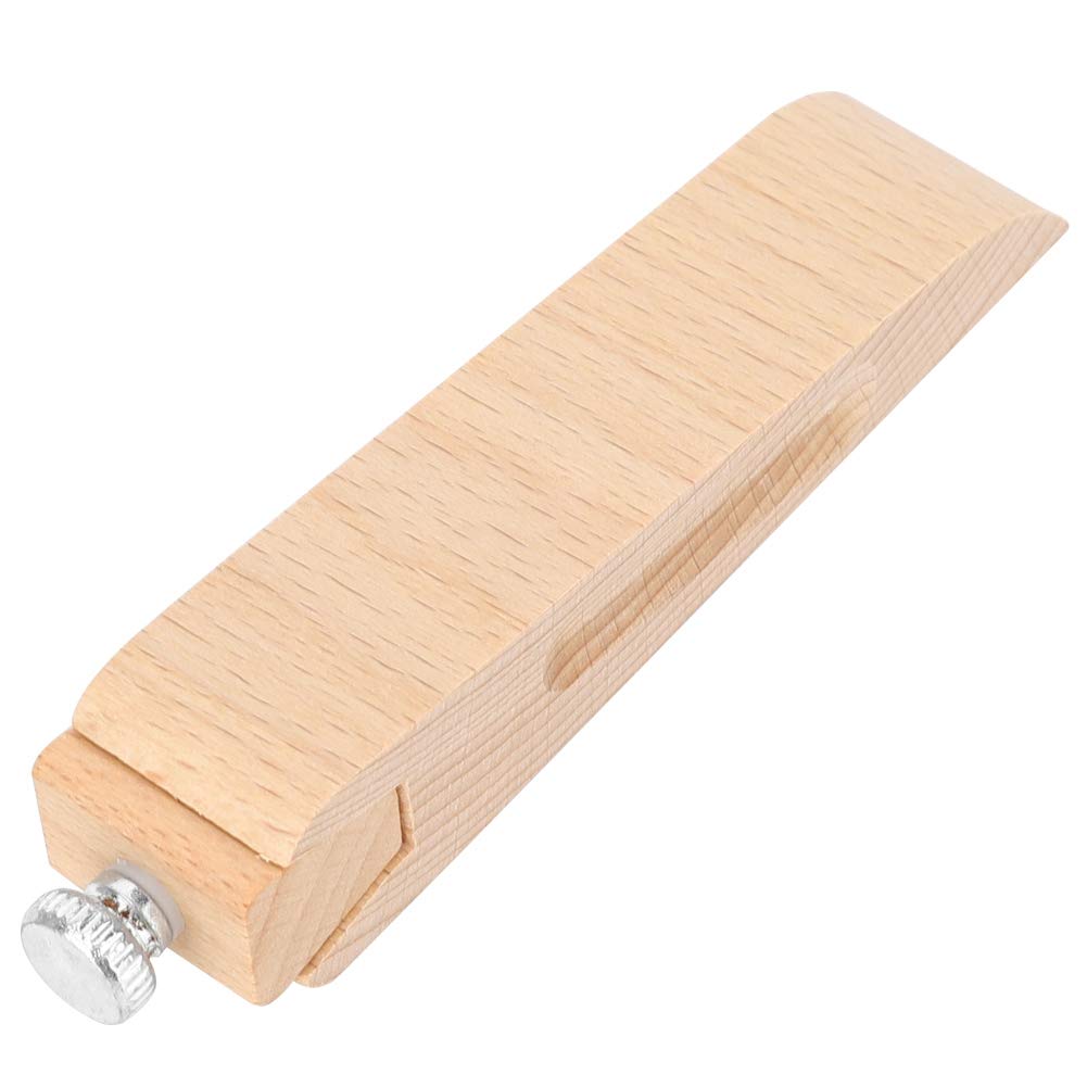 1 Piece Manual Sandpaper Polishing Wooden Block Sand Paper Clip Wood Hand Tool Leather Craft Edge Treatment Polish Tool(4.13 x 0.87in)