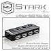 Stark 4-Port USB 2.0 Hub with Individual Power Switches and LEDs