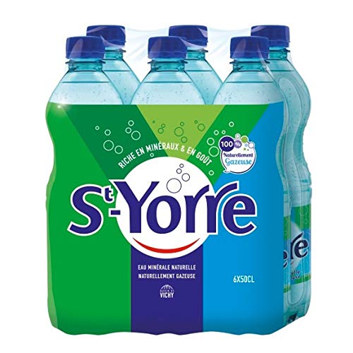 St Yorre Eau Minérale Naturelle Gazeuse Les 6 Bouteilles