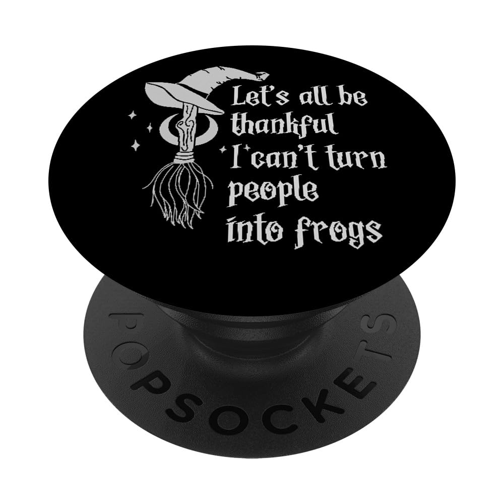 Salem Witch Halloween Witchy Goth Wiccan Sarcastic Meme Pun PopSockets Adhesive PopGrip