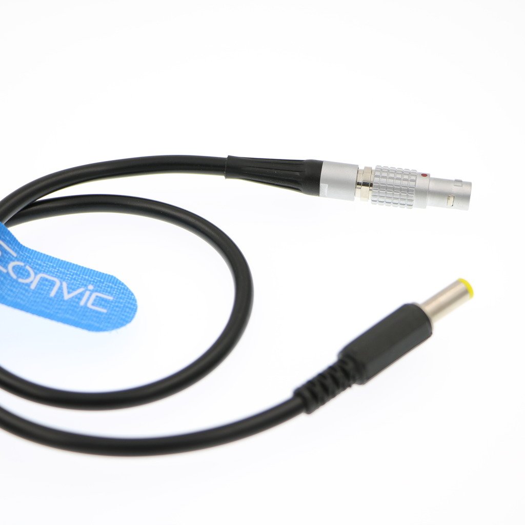Eonvic DC to 2 Pin Male Barrel Adapter Cable For Teradek Bond 18"
