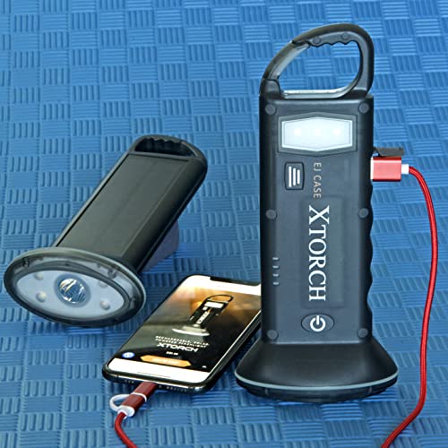 XTorch Led Rechargeable Flashlight, Portable Solar Charger Camping