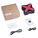 KMASHI LED Bluetooth Speaker Built-in RGB LED lights 4 Music Display Mode with Bass Powerful Sound Support TF Card
