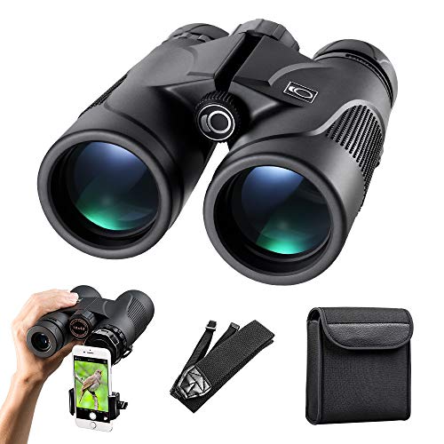 K&F Concept-Prismáticos 10x42mm Prismas BaK4 y FMC/Impermeable/con