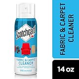 Scotchgard Fabric & Carpet Cleaner, Deep Foaming Action with Scotchgard Anti-Stain Protection, 14 Ounces