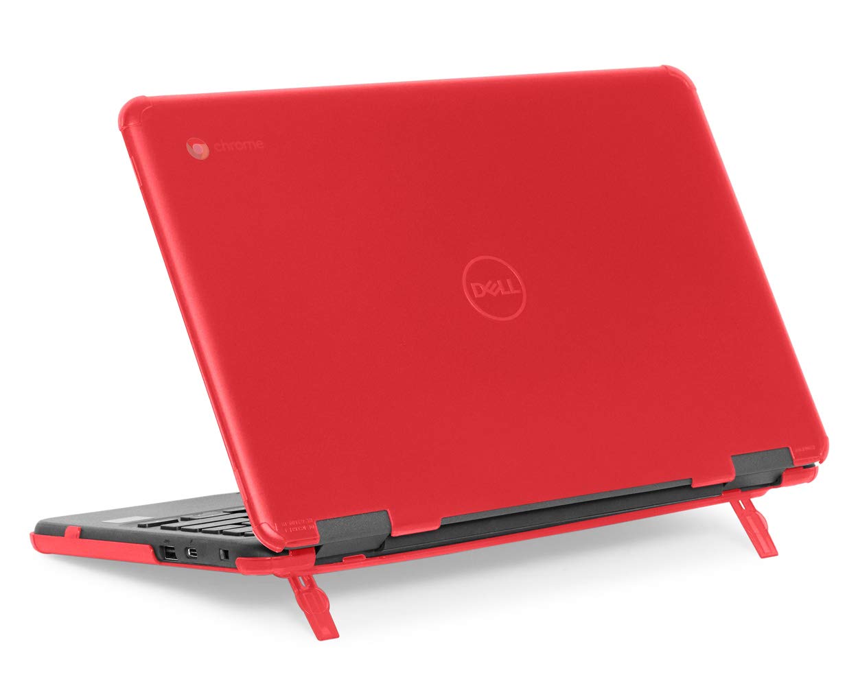 mCover Case Compatible for 2019~2022 11.6" Dell Chromebook 3100/3110 Education Clamshell (180 ° Hinge) Laptop ONLY (NOT Fitting Any Other Dell Models) - Red