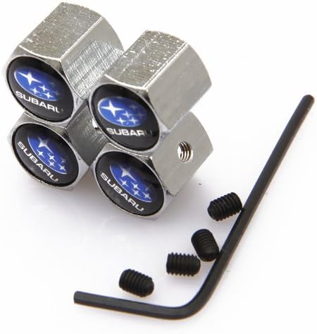CzlpV Anti-theft Metal Car Wheel Tyre Tire Stem Air Valve Cap For Subaru