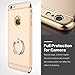 iPhone 6 plus case,bonsalay 3 in 1 Ultra Thin and Slim Design Built-in Kickstand Coated Premium Non Slip Surface Shockproof Metal For iPhone 6 Plus and iPhone 6S Plus(5.5'')-Gold