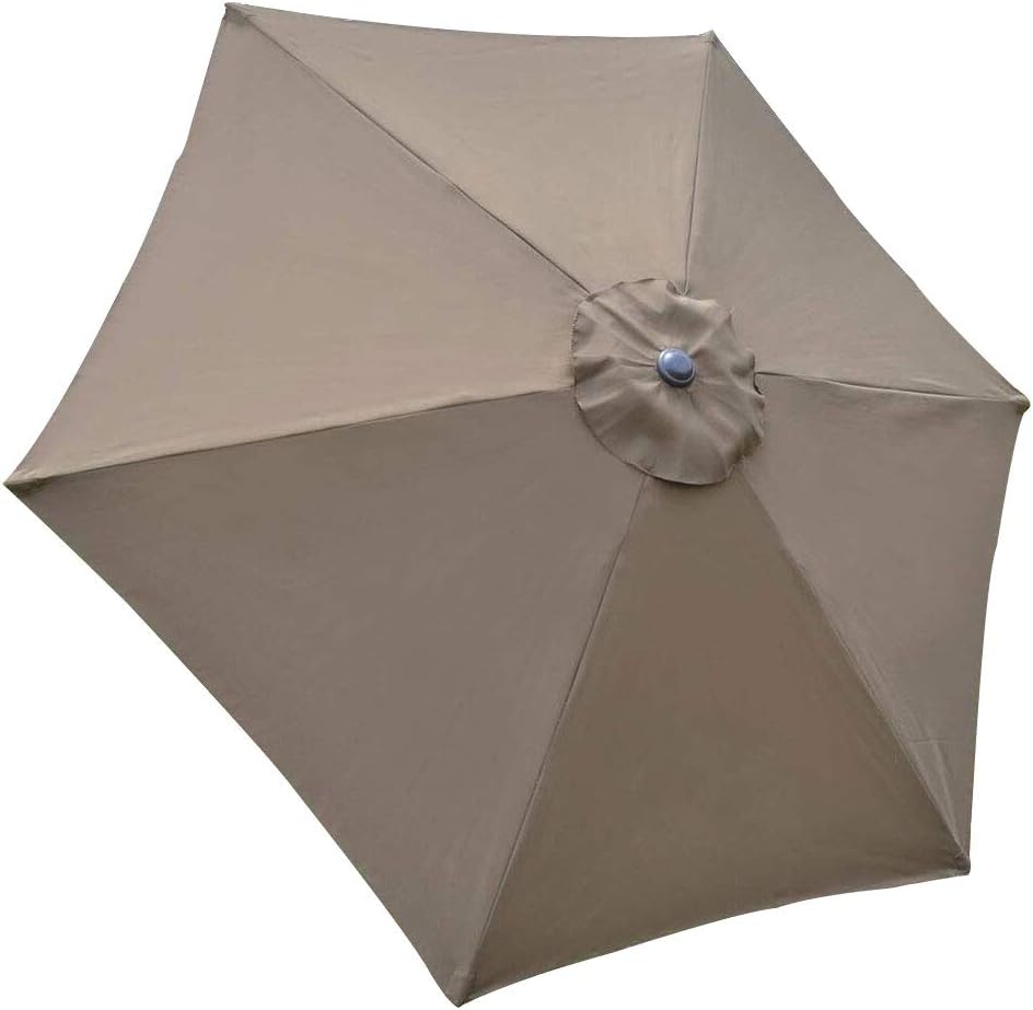 YIAI Parasol Canopy Sun Umbrella Garden Durable Waterproof Outdoor